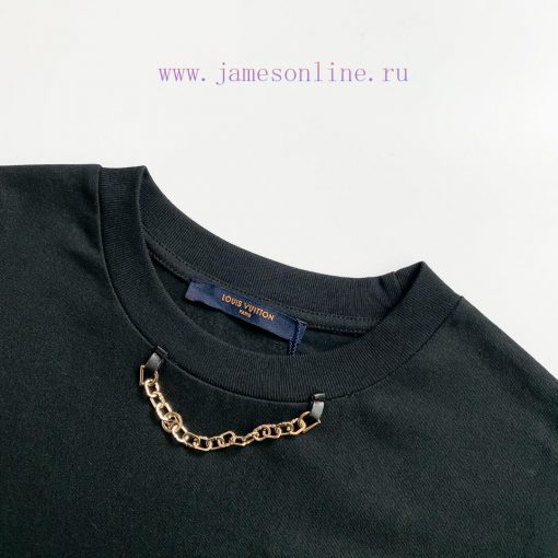 Style Number D702Louis Vuitton/Louis Vuitton LV Logo Leather Pocket Short Sleeved ShirtExquisit a8p0u3fr - Image 4