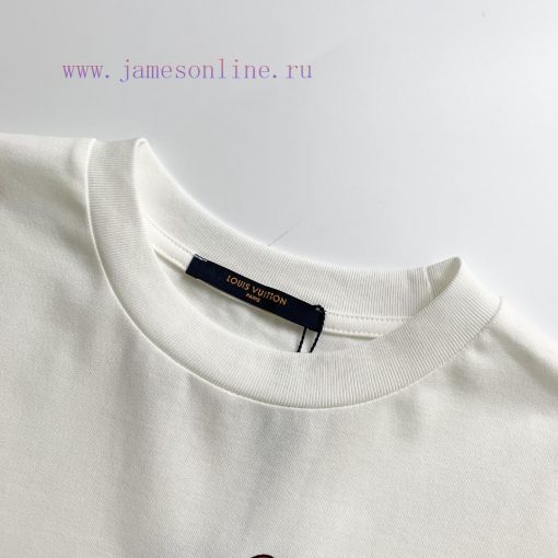 Style Number D705Louis Vuitton LV Logo Printed Short Sleeved ShirtExquisite Logo Identification aeod754b - Image 4