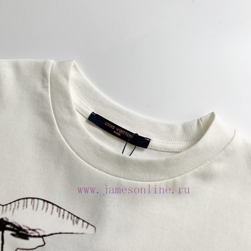 Style Number D703Louis Vuitton LV Logo Printed Short Sleeved ShirtExquisite Logo Identification kkc9gbef - Image 4