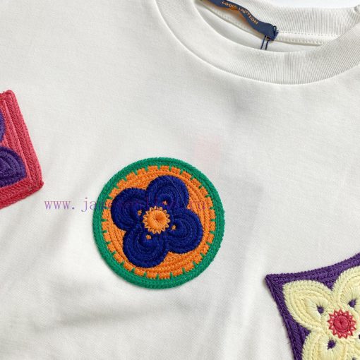 Style Number D701Louis Vuitton LV Logo Embroidered Short Sleeved ShirtExquisite Logo Identifica vfm40i6p - Image 5