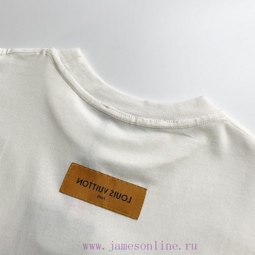 Style Number D701Louis Vuitton LV Logo Embroidered Short Sleeved ShirtExquisite Logo Identifica vfm40i6p - Image 9