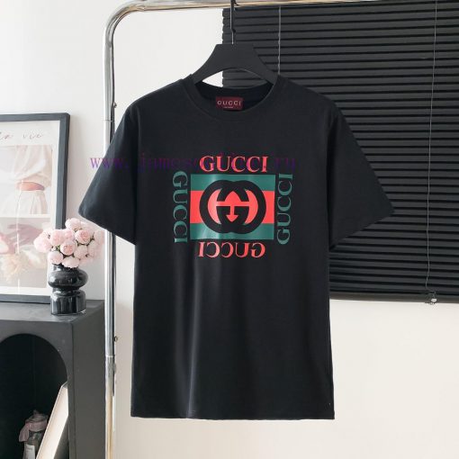 Style Number D711Gucci Logo Printed Short Sleeved ShirtExquisite Logo IdentificationOriginal Fa e8pkep8q