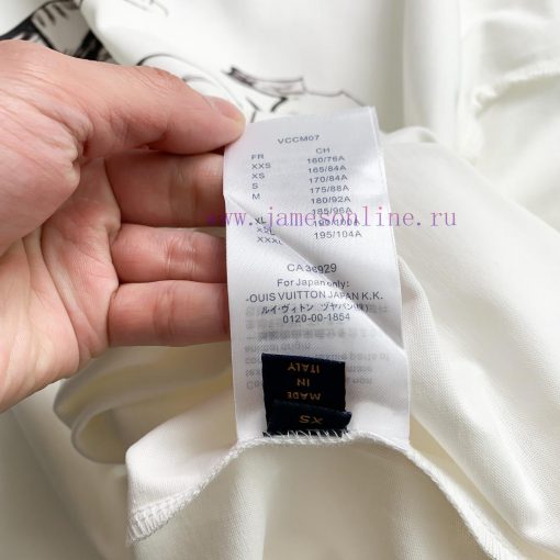 Style Number D703Louis Vuitton LV Logo Printed Short Sleeved ShirtExquisite Logo Identification kkc9gbef - Image 13
