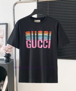 Style Number D713Gucci Logo Printed Short Sleeved ShirtExquisite Logo IdentificationOriginal Fa p86dp46q