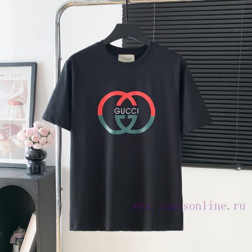 Style Number D715Gucci Logo Printed Short Sleeved ShirtExquisite Logo IdentificationOriginal Fa 6xfny2uk - Image 2