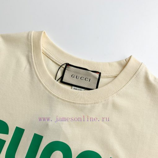 Style Number D726Gucci Logo Embroidered Short Sleeved ShirtExquisite Logo IdentificationOrigina sc8qslor - Image 4