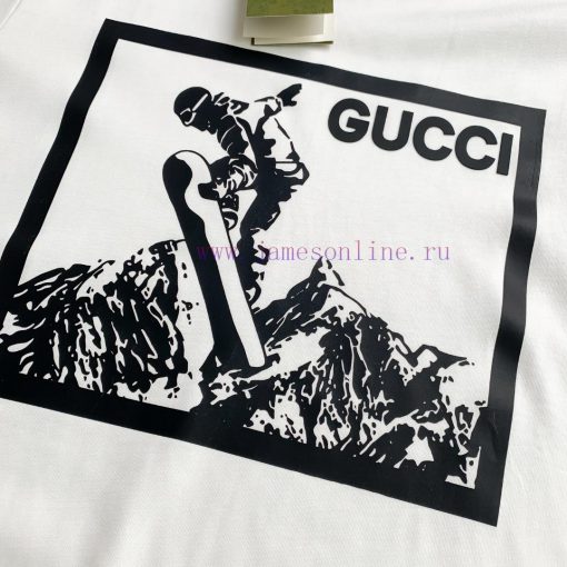 Style Number D729Gucci Logo Printed Short Sleeved ShirtExquisite Logo IdentificationOriginal Fa ixx7j0fd - Image 6
