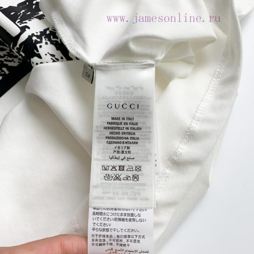 Style Number D729Gucci Logo Printed Short Sleeved ShirtExquisite Logo IdentificationOriginal Fa ixx7j0fd - Image 11