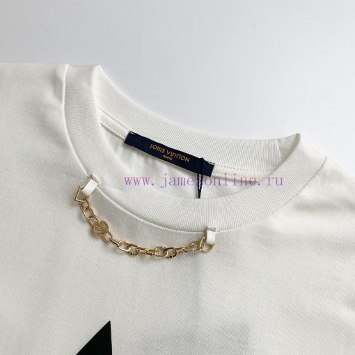 Style Number D731Louis Vuitton LV Logo Printed Short Sleeved ShirtExquisite Logo Identification ift1dkcm - Image 4