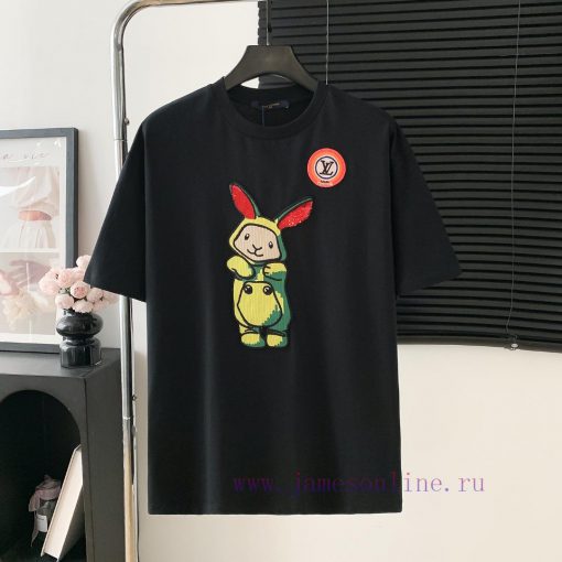Style Number D732Louis Vuitton LV Logo Embroidered Short Sleeved ShirtExquisite Logo Identifica ko7cnok6