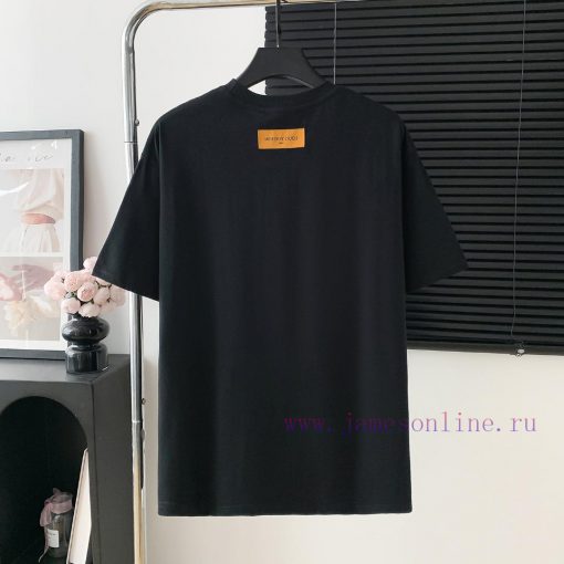 Style Number D732Louis Vuitton LV Logo Embroidered Short Sleeved ShirtExquisite Logo Identifica ko7cnok6 - Image 3