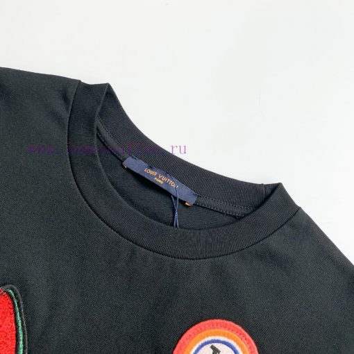 Style Number D732Louis Vuitton LV Logo Embroidered Short Sleeved ShirtExquisite Logo Identifica ko7cnok6 - Image 4