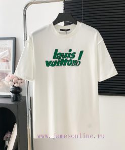 Style Number D735Louis Vuitton LV Logo Printed Short Sleeved ShirtExquisite Logo Identification 8ro528j9