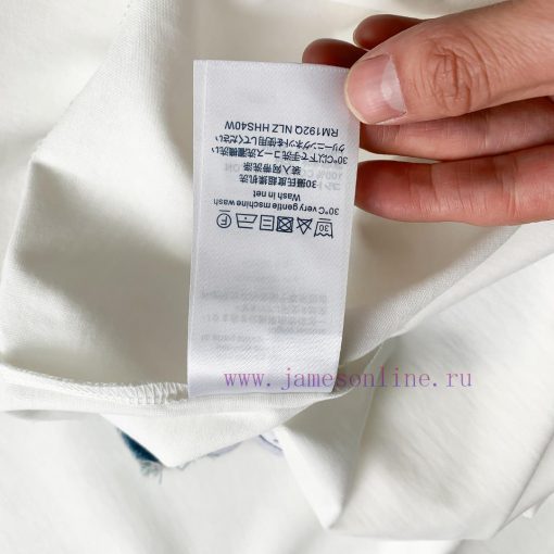 Style Number D738Louis Vuitton LV Logo Printed Denim Patch Short Sleeved ShirtExquisite Logo Id sp9na1cq - Image 14