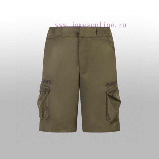 Prada Early Autumn Bright Cotton Workwear Five Quarter Pants Side Organ Patch Pocket With Multi 2urxfyvn