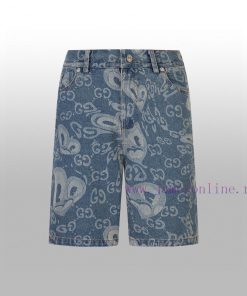 Gucci's Latest Denim Five Quarter Pants For Early Autumn. London Artist Hattie Stewart's Creati cz5lw0sw