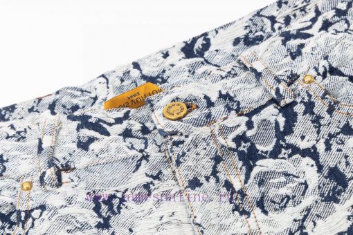 Virgil The Designer Of LV Louis Vuitton's New Denim Five Quarter Pants Participated In The Fina z93upqnu - Image 7