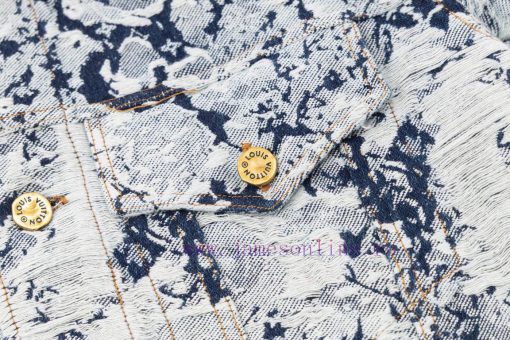 Virgil The Designer Of LV Louis Vuitton's New Denim Jacket Participated In The Final Season. Th 3usav2nc - Image 7