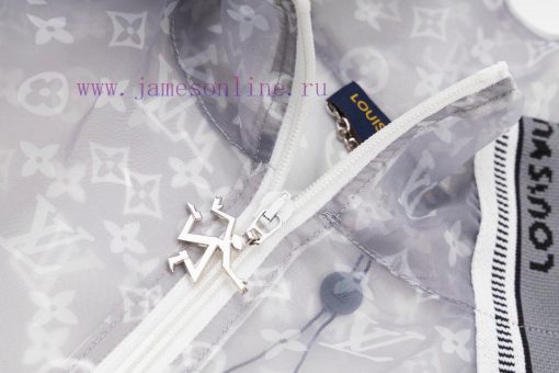 LV Louis Vuitton's Early Spring New Mesh Jacket Kangli 3D Digital Printing Full Body Logo Splic 4r6uz91u - Image 7