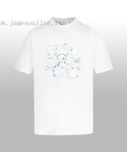 Loewe Spring/Summer New Short Sleeve T-shirt With European Digital Direct Spray Technology 260g kvgz6bef