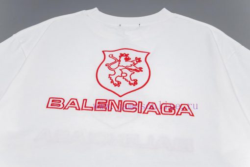 BALENCIAGA Embroidered Logo Couple's Short T One Hundred Views Not Tired Of Advanced Minimalist vfjrp4vi - Image 9