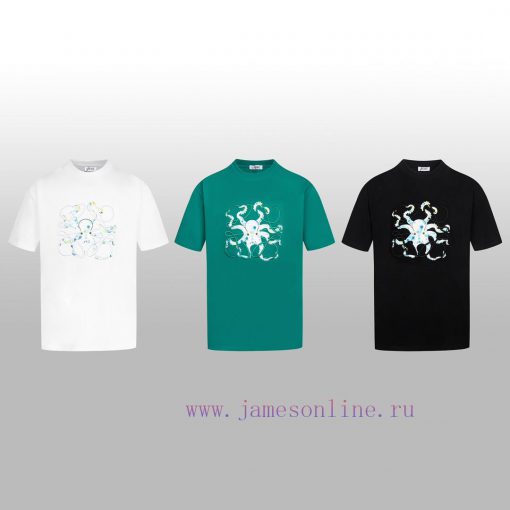 Loewe Spring/Summer New Short Sleeve T-shirt With European Digital Direct Spray Technology 260g kvgz6bef - Image 4
