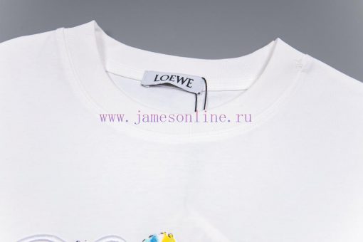 Loewe Spring/Summer New Short Sleeve T-shirt With European Digital Direct Spray Technology 260g kvgz6bef - Image 6