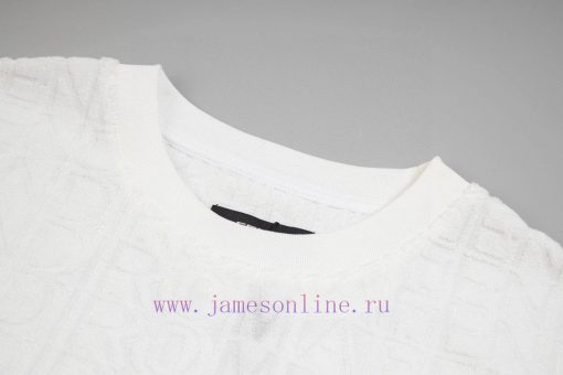 Fendi's Early Spring New Short Sleeved MJ Co Branded Original Open Molded Jacquard Fabric With r16tfhda - Image 6
