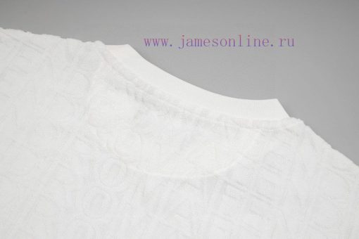 Fendi's Early Spring New Short Sleeved MJ Co Branded Original Open Molded Jacquard Fabric With r16tfhda - Image 7