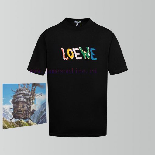 Gift SetStyle Number HR002 Size XS-S-M-L Unisex VersatileLOEWE24 Early Autumn New Rainbow T-shi xwszfm35 - Image 2