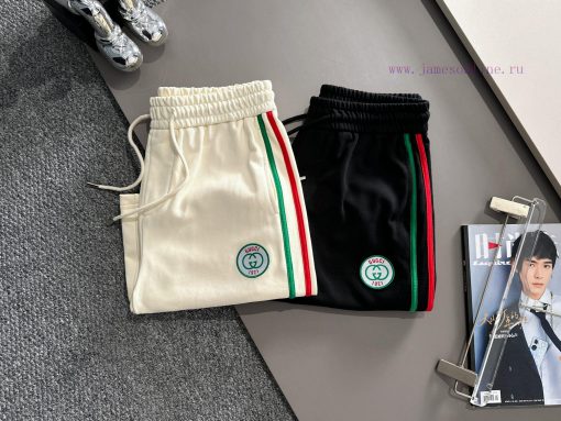 GUCCI 2025 New Men's And Women's Daily Commuting Essential Red And Green Striped Ribbon Splicin xgmv93n5 - Image 10