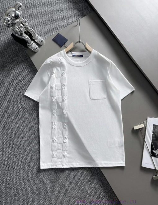Arrived The Next DayLV Donkey Home 2025 New Original Fabric Splicing Pocket Vertical Pattern Fo ir97v8i6 - Image 2