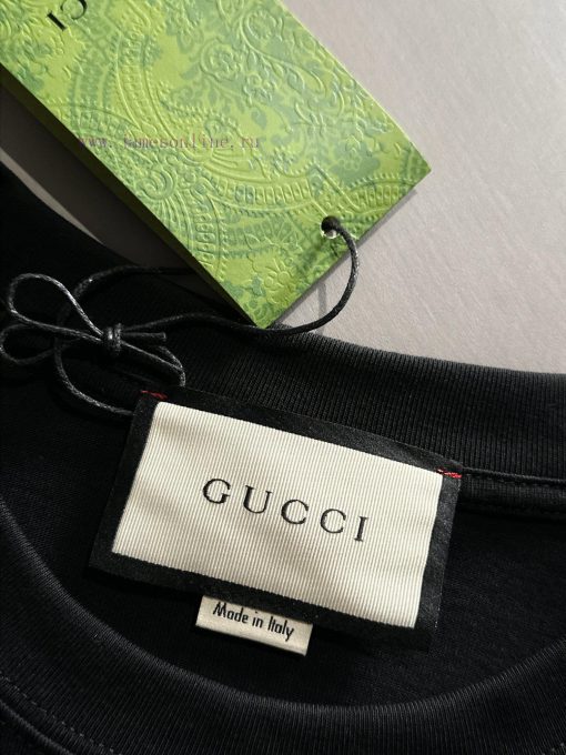 Arrived The Next DayGUCCI 2025 New Two Sleeve Plush Letter Logo Chest Double G Embroidered Men' eaw1ey09 - Image 8