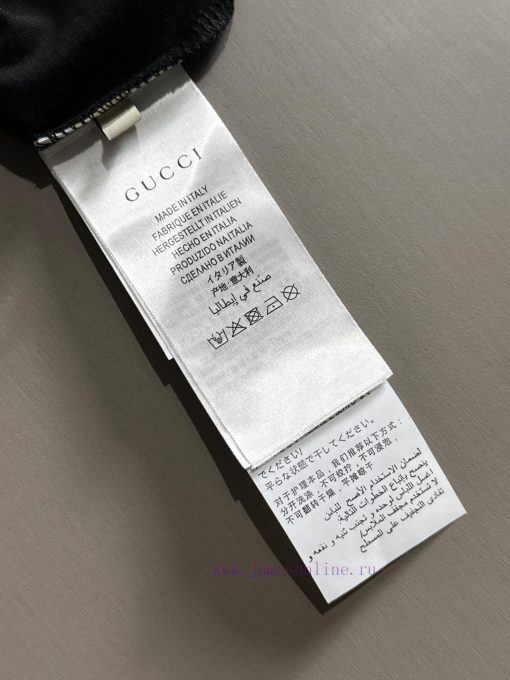 Arrived The Next DayGUCCI 2025 New Two Sleeve Plush Letter Logo Chest Double G Embroidered Men' h9d1qhv4 - Image 9