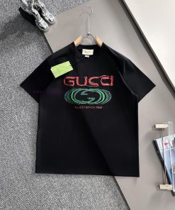 Arrived The Next DayGUCCI Gucci 2025 New Conley Digital Direct Spray Chain Print Logo Unisex Sh q946a4k3