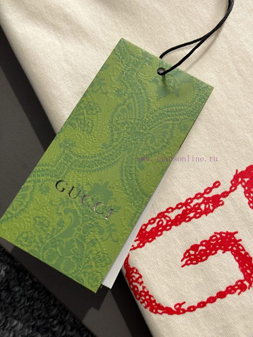 Arrived The Next DayGUCCI Gucci 2025 New Conley Digital Direct Spray Chain Print Logo Unisex Sh gaqgn47s - Image 6