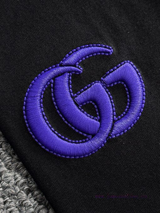 Arrived The Next DayGUCCI 2025 New Patch Pocket Three Bar Striped Ribbon Splicing Dark Print Em xty1649w - Image 7