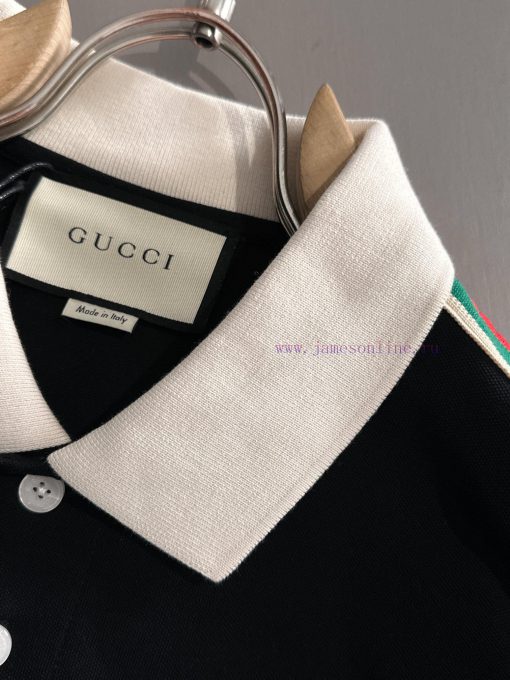 Arrived The Next DayGUCCI 2025 New Red And Green Ribbon Splicing Sleeves High-density Embroider c4t0qqcv - Image 5