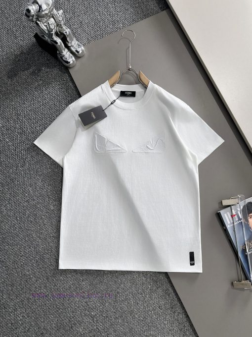 Arrived The Next DayFENDI 2025 New High Density Embroidered Monster Logo Men's And Women's Shor hfuwtm4c
