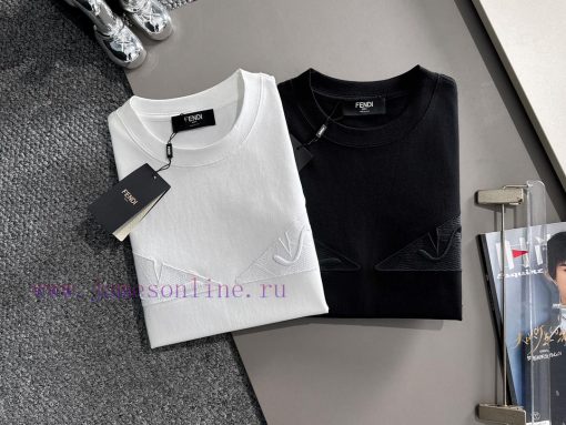Arrived The Next DayFENDI 2025 New High Density Embroidered Monster Logo Men's And Women's Shor hfuwtm4c - Image 10