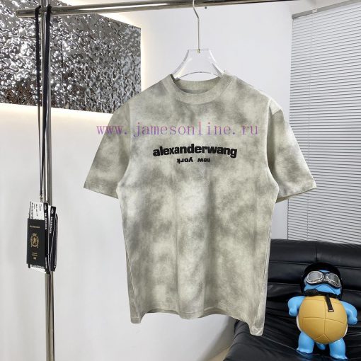 High Quality AW Alexander King 25ss New Short Sleeved T-shirtThe Fabric Is Made Of High-quality 1w4angy3 - Image 3