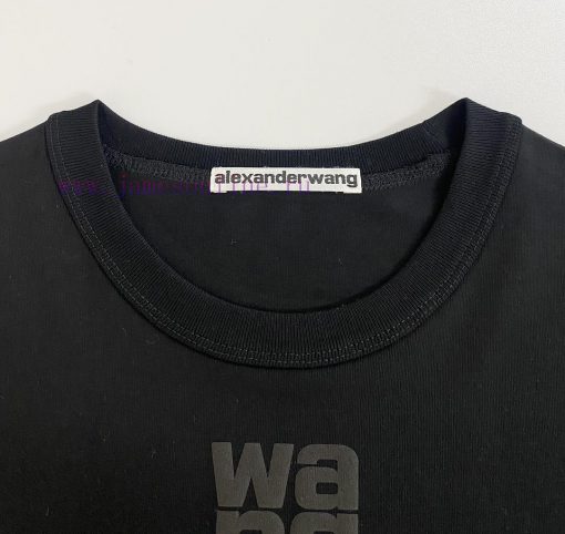 AW King's New Short Sleeved T-shirtThe Original Collar With The Same Color Foam Font Fabric Is 14qlxl3v - Image 4