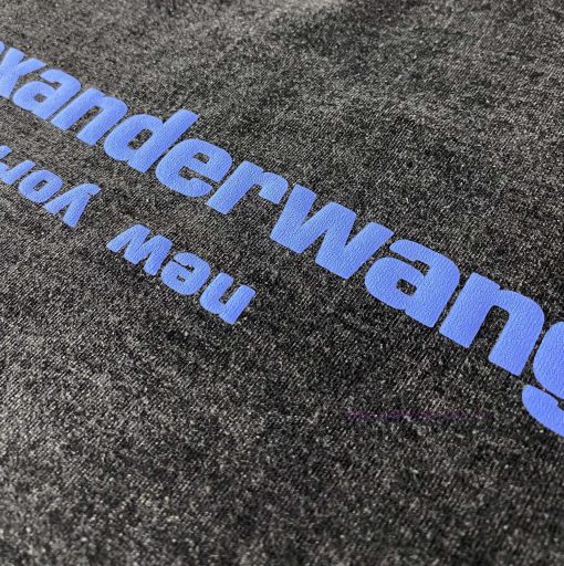 Alexander Wang * Official Same StyleUsed Washing Process Imported Machine Printed Blue Foam Sim 08096deh - Image 5