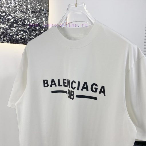 High Quality BALENCIAGA Paris 25ss New Short Sleeved T-shirtThe Fabric Is Made Of High Weight F ka12veso - Image 5