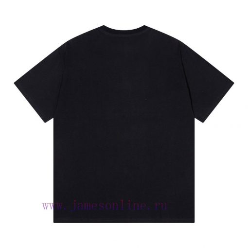 Dior 2025ss New Hand-painted Ink Splashed Couple Casual Short Sleeved T-shirtThe Most Customize 9tq9fwq4 - Image 3