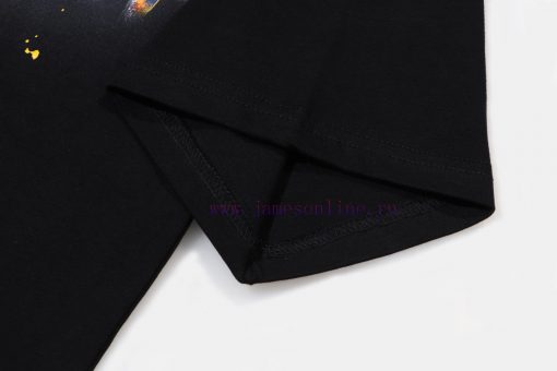 Dior 2025ss New Hand-painted Ink Splashed Couple Casual Short Sleeved T-shirtThe Most Customize 9tq9fwq4 - Image 6