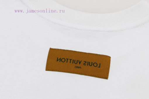Louis Vuitton LV 2025ss New Hand-painted Splashed Ink Couple Casual Short Sleeved T-shirtThe Mo 7ahh8e91 - Image 10