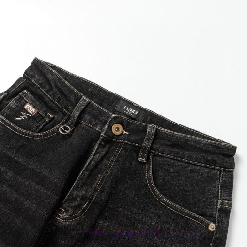 982 Fendi 2025FW New Men's Casual Jeans Top Quality Channel Orders Simultaneously Sold On The O ghc9m59j - Image 8