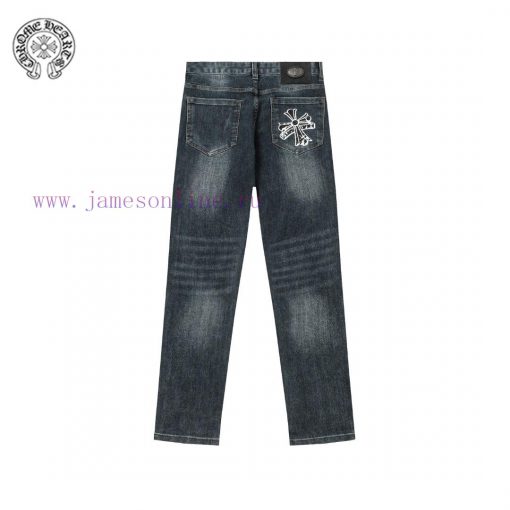 937 Croheart 25ss Early Spring Cross Logo Couple Style Washed Elastic JeansTop Ceiling QualityT bkro7h1o - Image 2