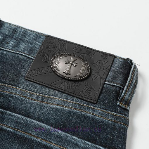 937 Croheart 25ss Early Spring Cross Logo Couple Style Washed Elastic JeansTop Ceiling QualityT bkro7h1o - Image 8